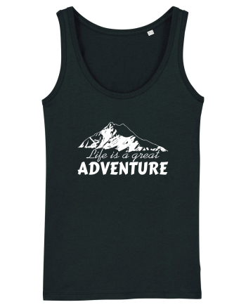 Life is a great adventure Black