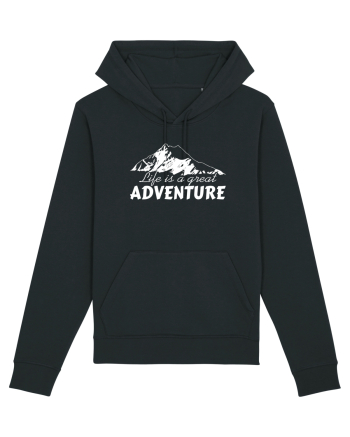 Life is a great adventure Black
