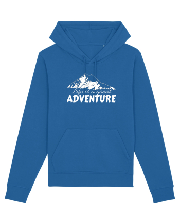 Life is a great adventure Royal Blue