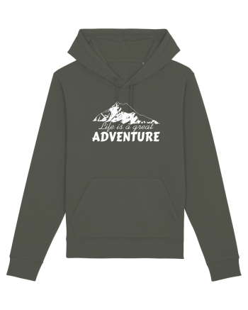 Life is a great adventure Khaki