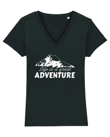Life is a great adventure Black
