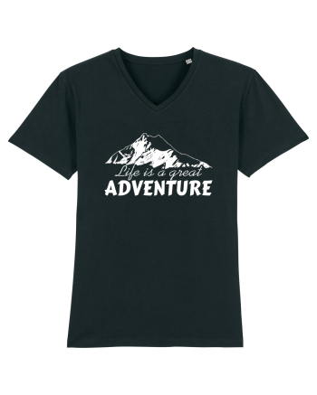 Life is a great adventure Black