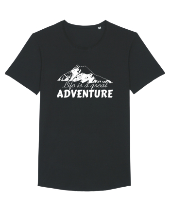Life is a great adventure Black