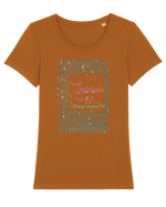 Traditional way Tricou mânecă scurtă guler larg fitted Damă Expresser