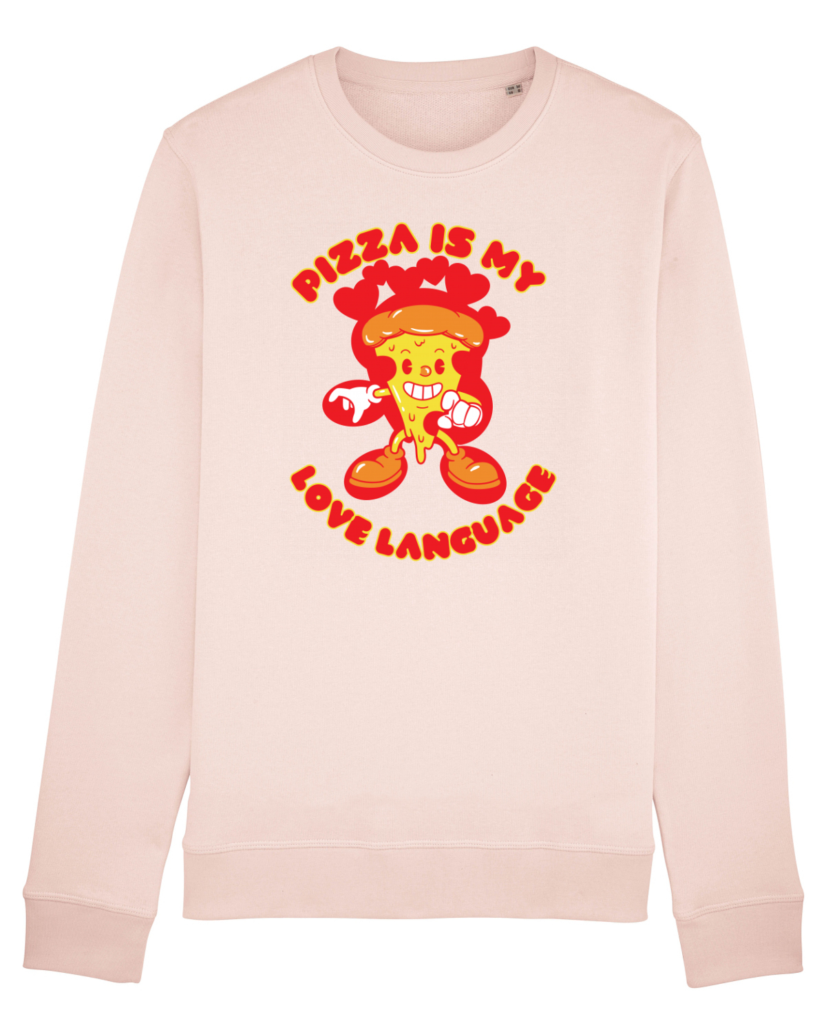Bluză mânecă lungă Unisex Rise Candy Pink