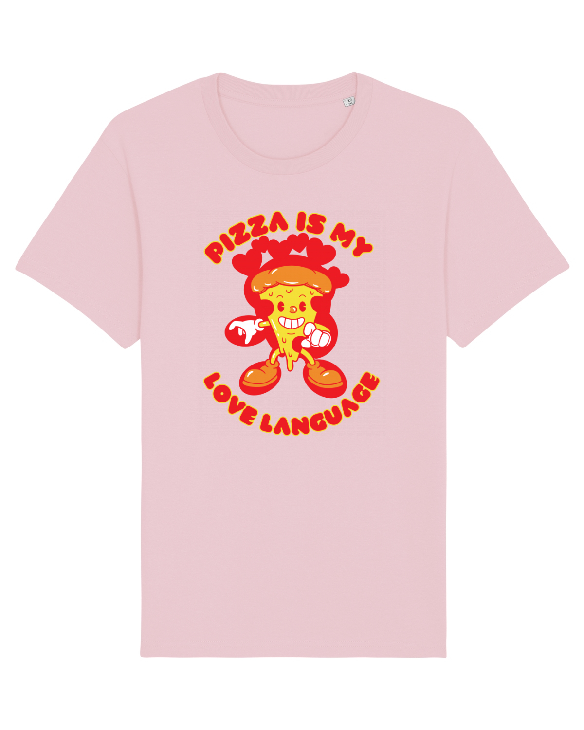 Tricou mânecă scurtă Unisex Rocker Cotton Pink