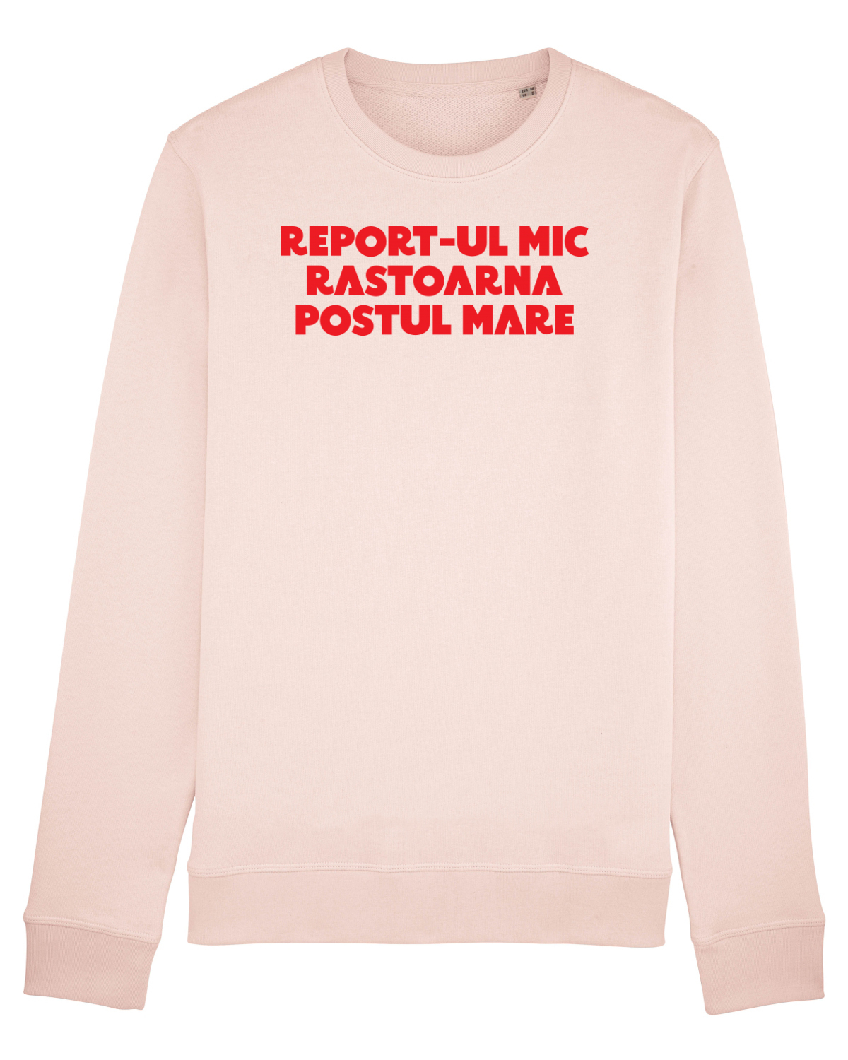 Bluză mânecă lungă Unisex Rise Candy Pink
