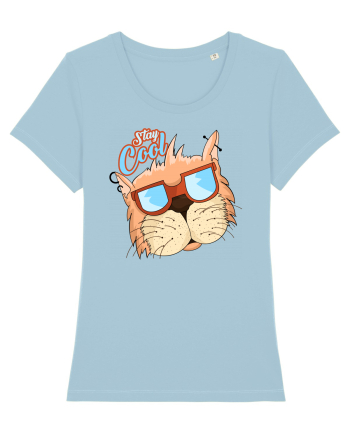 Stay cool Cat Sky Blue