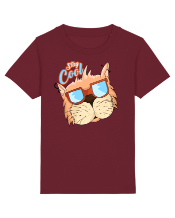 Stay cool Cat Burgundy