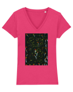 Vibratii Tricou mânecă scurtă guler V Damă Evoker