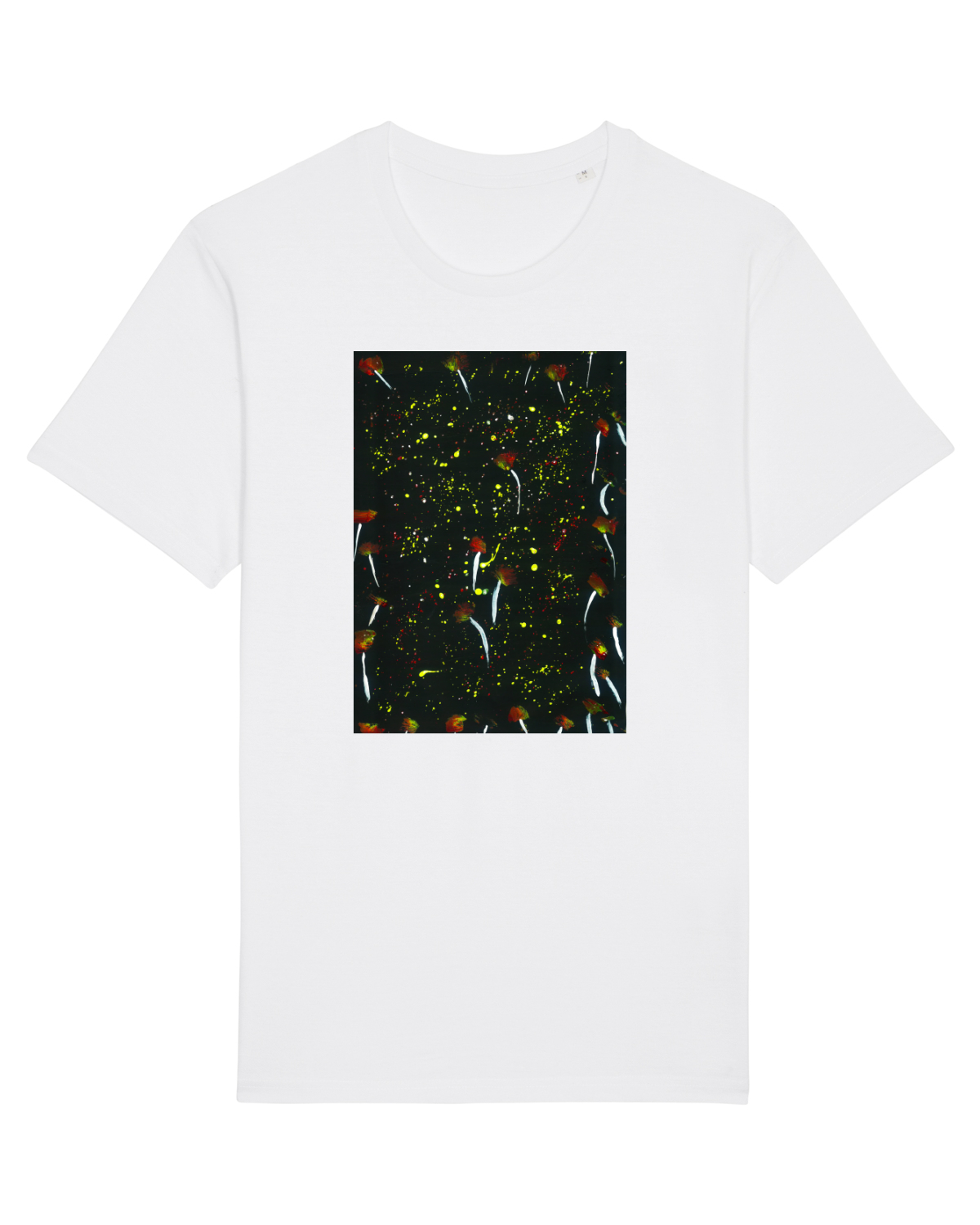 Tricou mânecă scurtă Unisex Rocker White