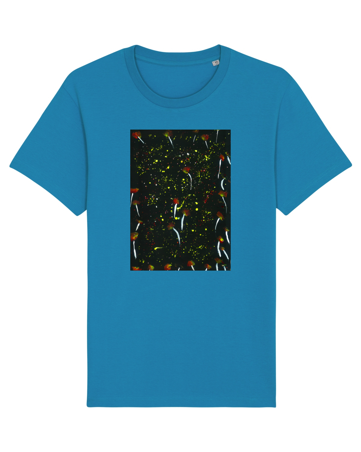 Tricou mânecă scurtă Unisex Rocker Azur