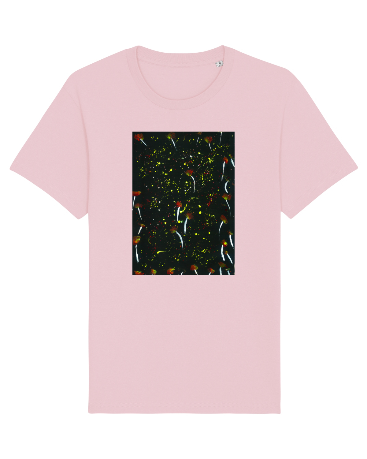 Tricou mânecă scurtă Unisex Rocker Cotton Pink