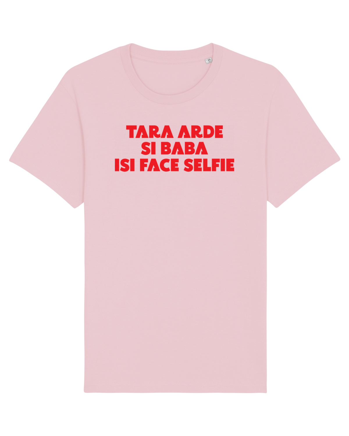 Tricou mânecă scurtă Unisex Rocker Cotton Pink