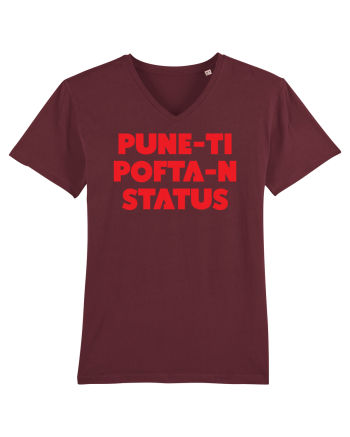 Pune-ti pofta-n status Burgundy