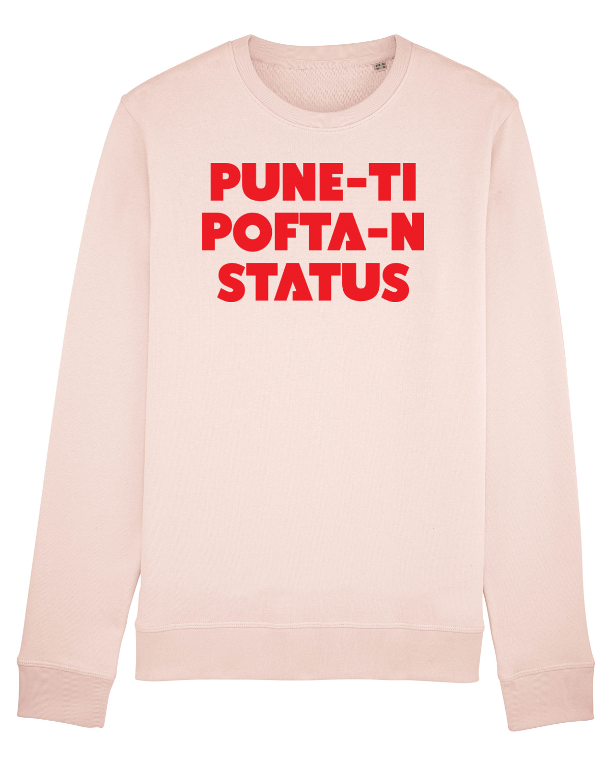 Bluză mânecă lungă Unisex Rise Candy Pink