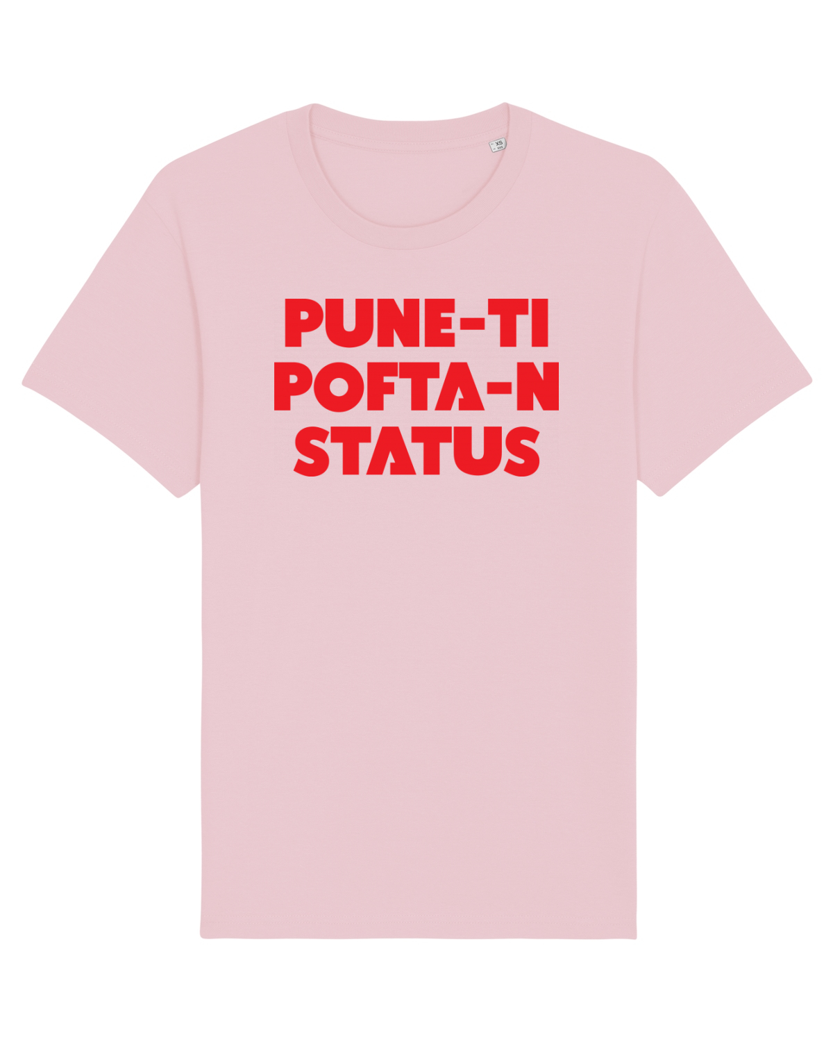 Tricou mânecă scurtă Unisex Rocker Cotton Pink