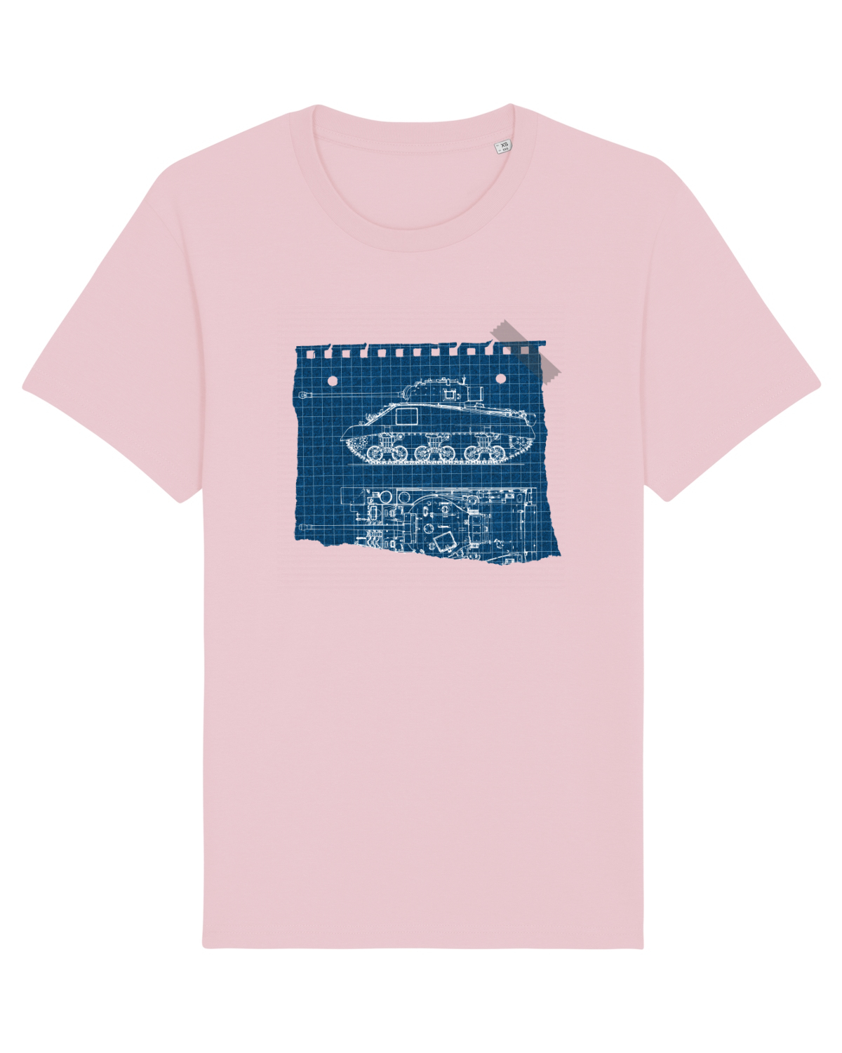 Tricou mânecă scurtă Unisex Rocker Cotton Pink