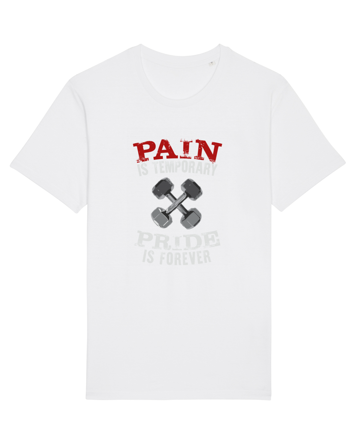 Tricou mânecă scurtă Unisex Rocker White