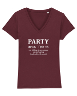 PARTY Tricou mânecă scurtă guler V Damă Evoker