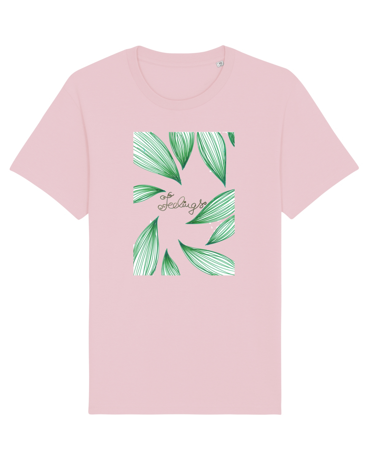 Tricou mânecă scurtă Unisex Rocker Cotton Pink