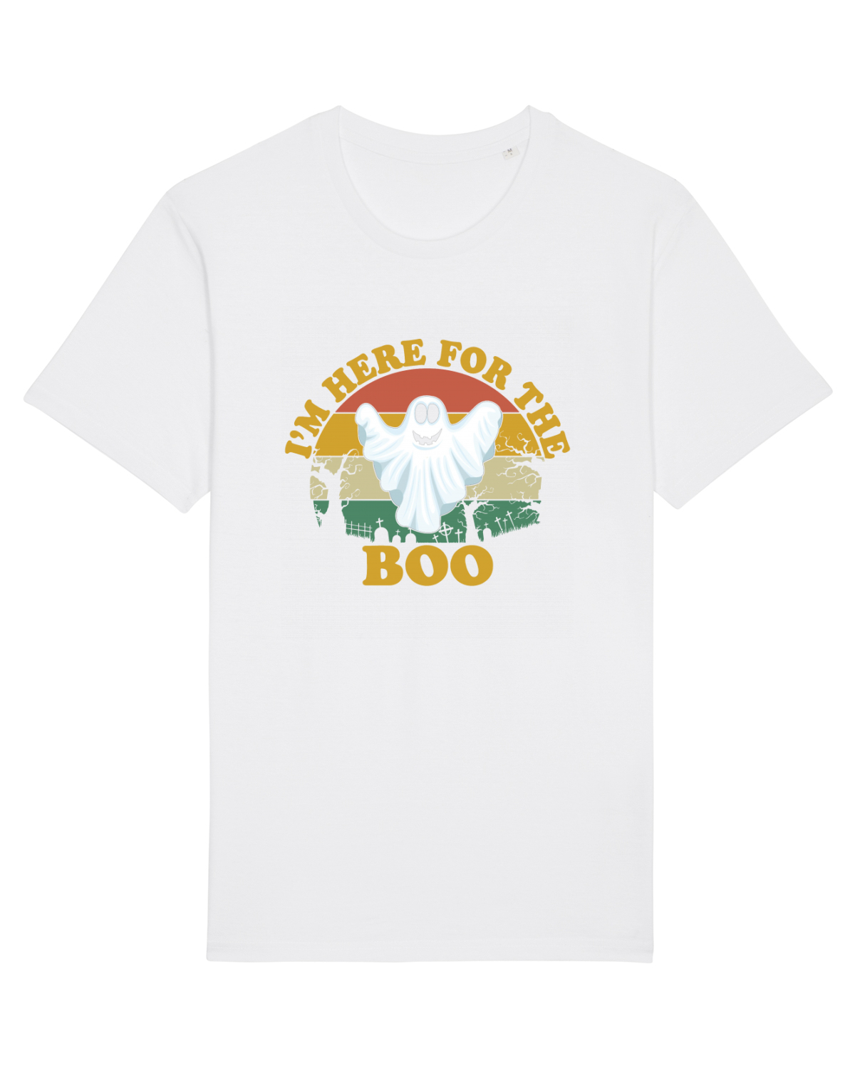 Tricou mânecă scurtă Unisex Rocker White