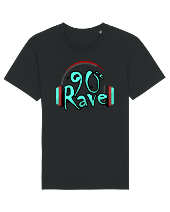 90`s Rave headphones Black
