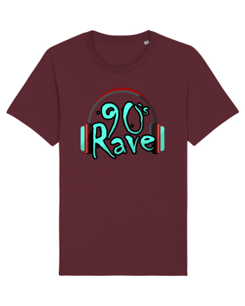 90`s Rave headphones Burgundy