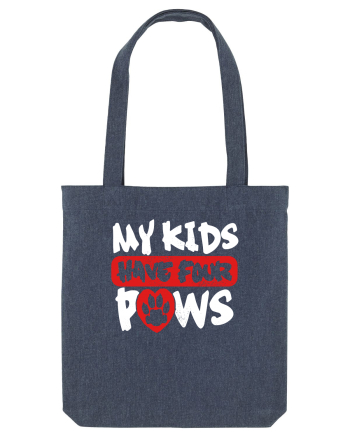 My kids have 4 paws Midnight Blue