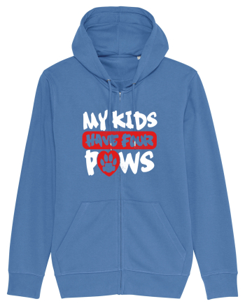My kids have 4 paws Bright Blue