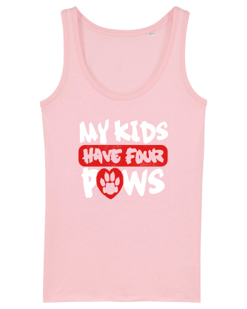 My kids have 4 paws Cotton Pink