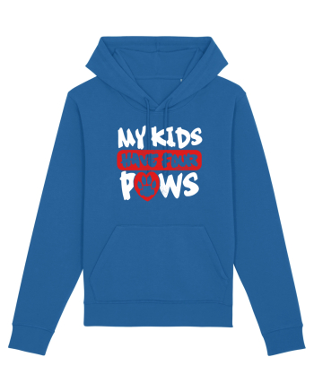 My kids have 4 paws Royal Blue