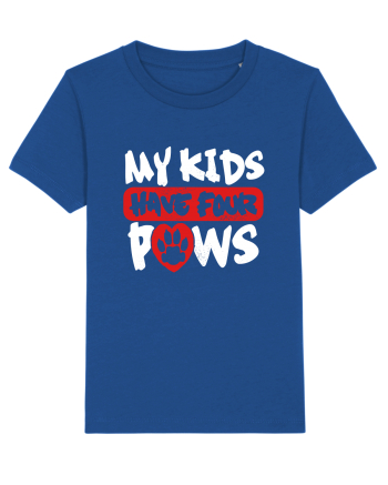My kids have 4 paws Majorelle Blue