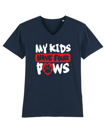 My kids have 4 paws French Navy