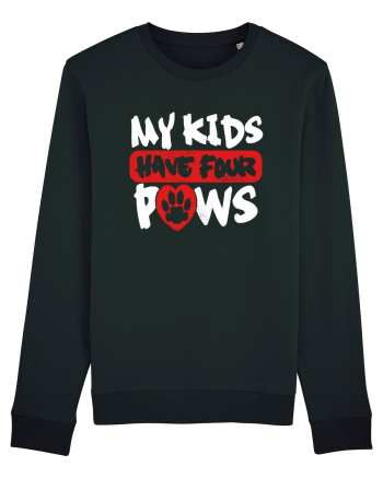 My kids have 4 paws Black