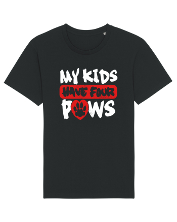 My kids have 4 paws Black
