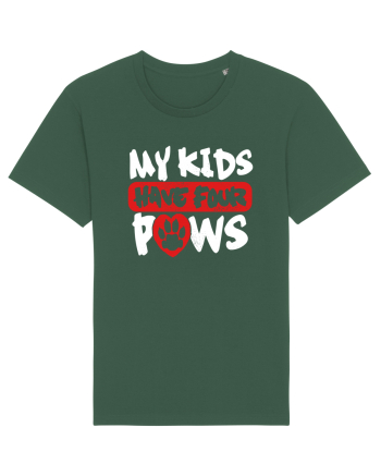 My kids have 4 paws Bottle Green