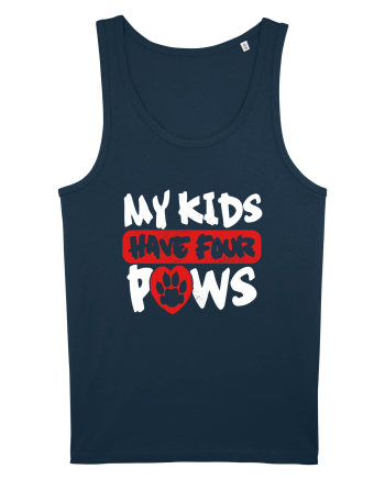 My kids have 4 paws Navy
