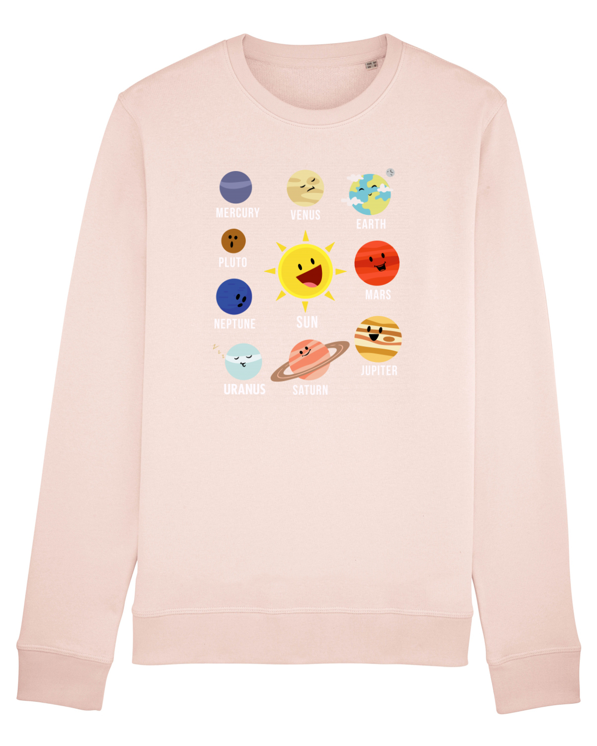 Bluză mânecă lungă Unisex Rise Candy Pink