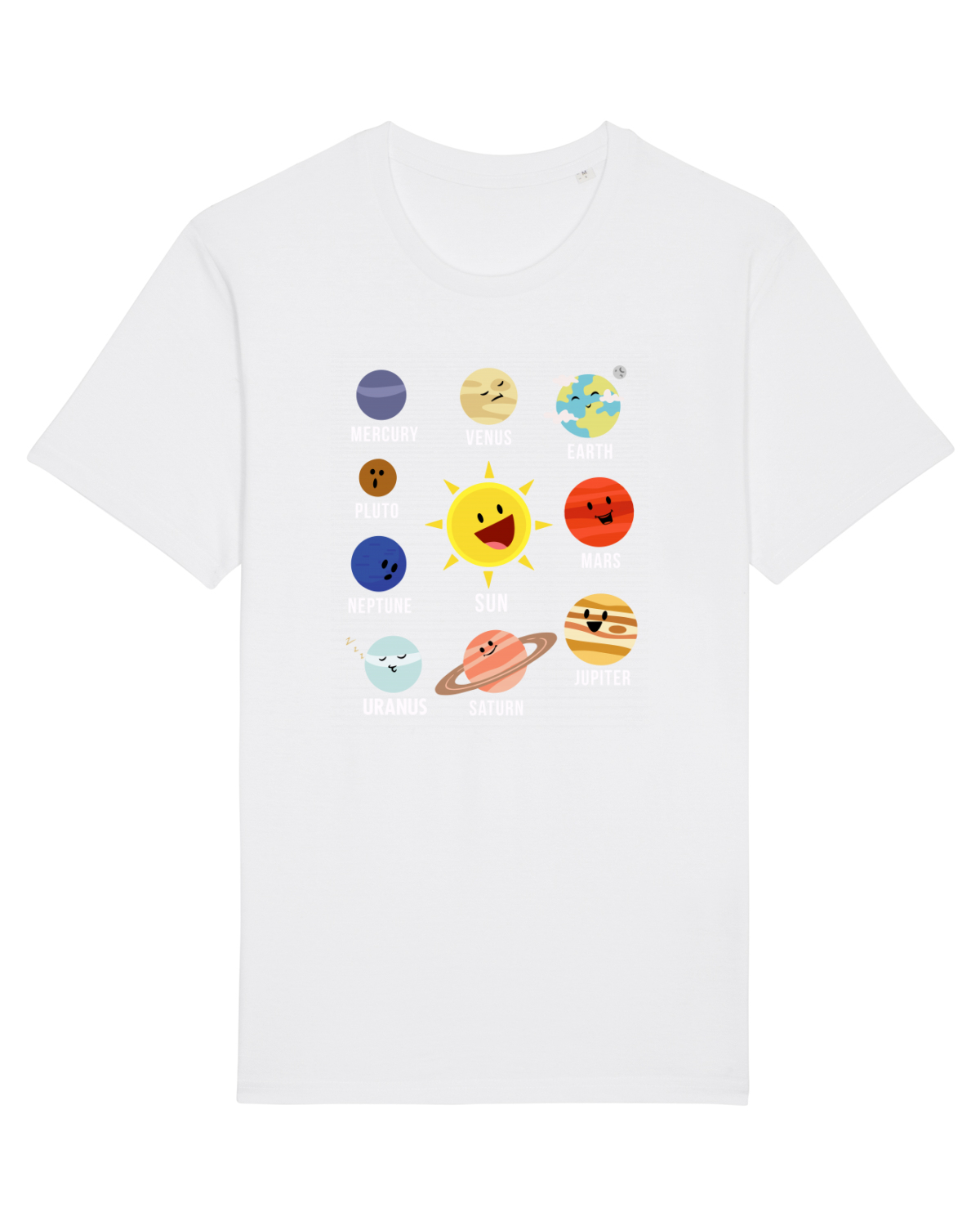 Tricou mânecă scurtă Unisex Rocker White
