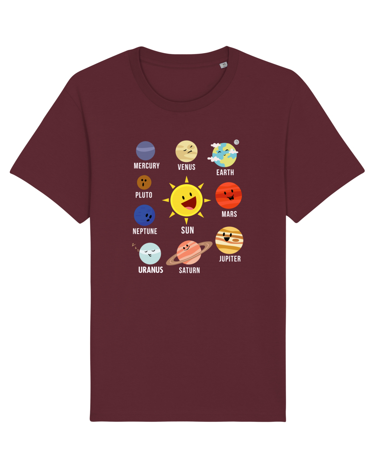 Tricou mânecă scurtă Unisex Rocker Burgundy