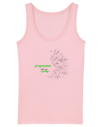 Code is poetry Cotton Pink