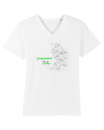 Code is poetry Tricou mânecă scurtă guler V Bărbat Presenter