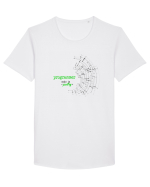 Code is poetry Tricou mânecă scurtă guler larg Bărbat Skater