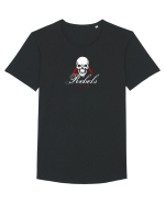 Rebels Club Tricou mânecă scurtă guler larg Bărbat Skater