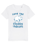 Chubby Unicorn Tricou mânecă scurtă  Copii Mini Creator