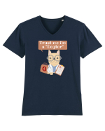 Trust me i'm a  Tricou mânecă scurtă guler V Bărbat Presenter