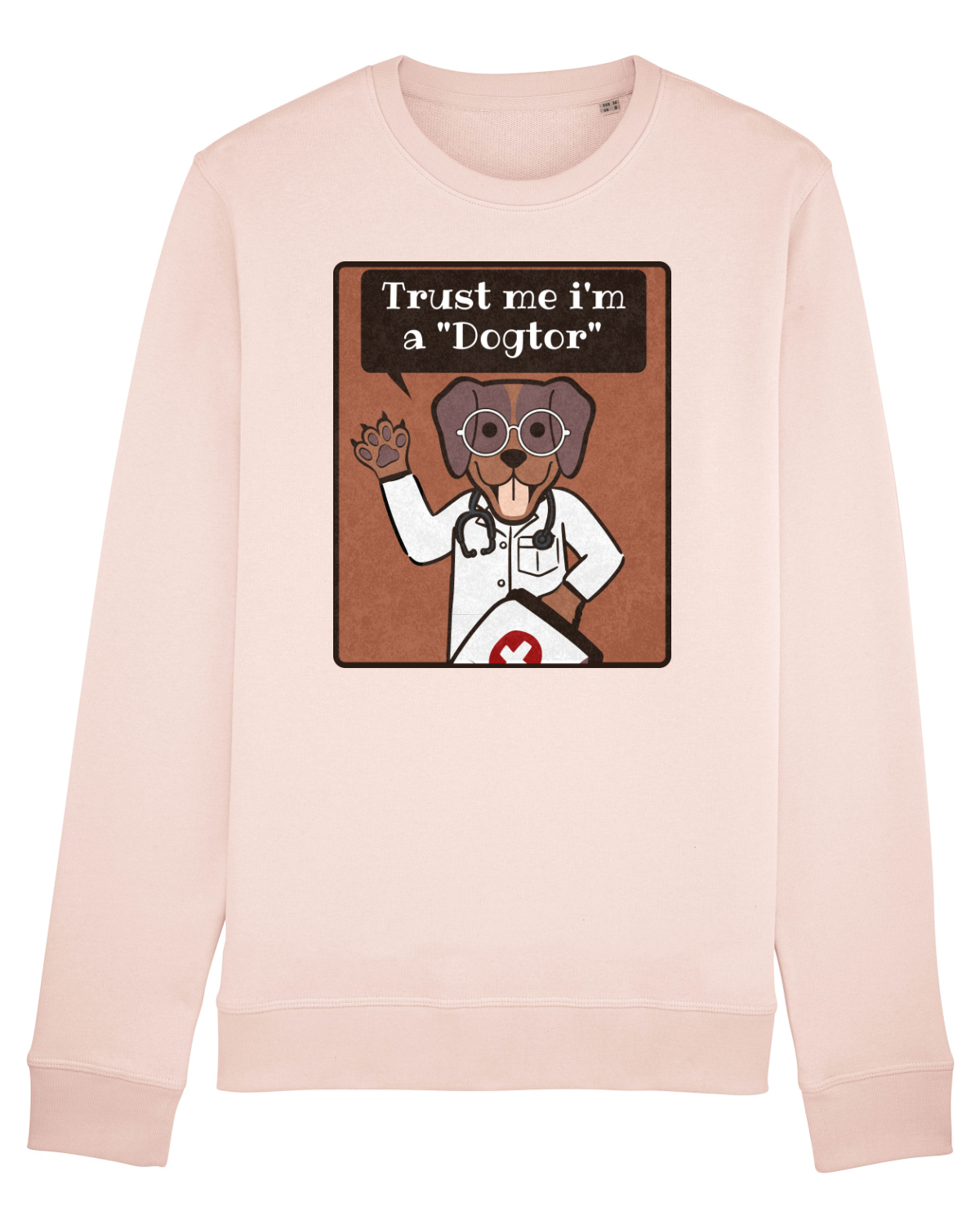 Bluză mânecă lungă Unisex Rise Candy Pink