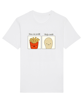 Poza de profil Vs Viata reala White