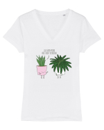 Ai nevoie de un tuns! Tricou mânecă scurtă guler V Damă Evoker